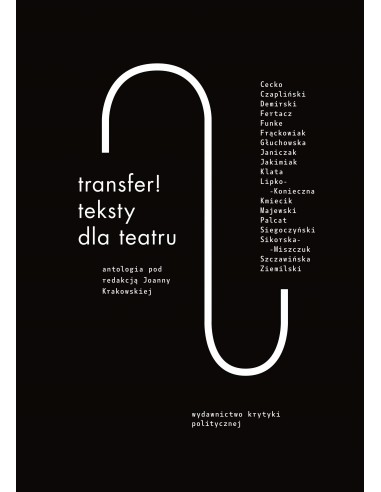 TRANSFER! Teksty dla teatru. Antologia