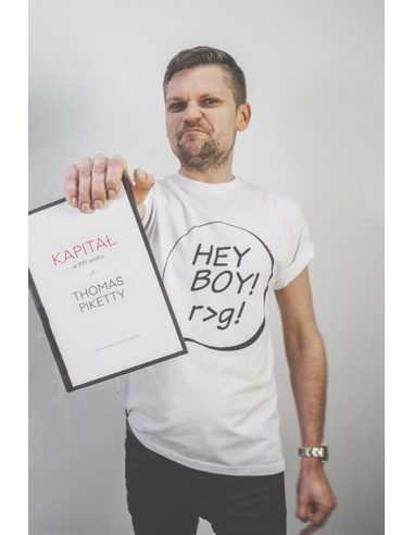 Hey boy! t-shirt męski Thomas Piketty