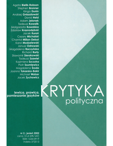 Krytyka Polityczna nr 2: Lewica, prawica, pomieszanie języków