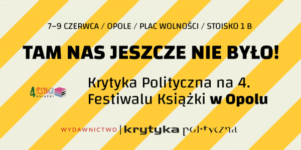 KP na 4 Festiwalu Książki w Opolu