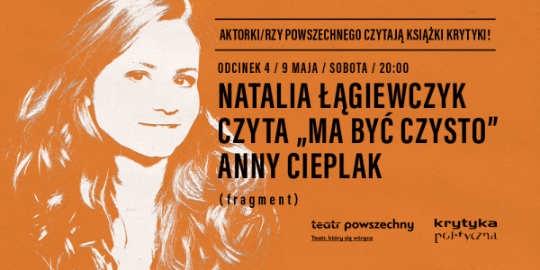 Natalia Łągiewczyk czyta "Ma być czysto"