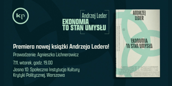 Warszawska premiera książki "Ekonomia to stan umysłu"