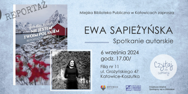 Spotkanie z Ewą Sapieżyńską