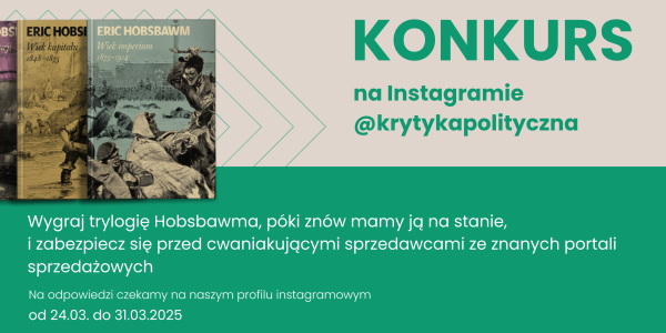 KONKURS “Wygraj trylogię Hobsbawma...