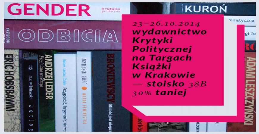 Wydawnictwo KP na Targach Książki w Krakowie