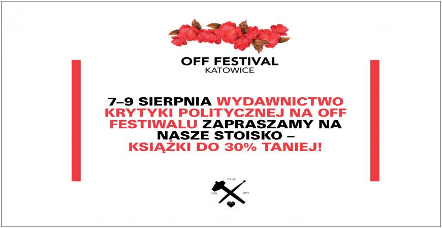 Wydawnictwo KP na OFF Festiwalu