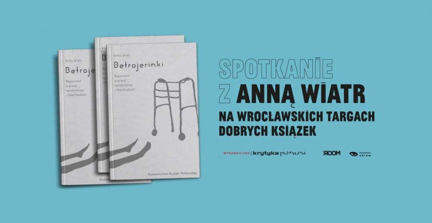 Zaproszenie (Wrocław 1.12) Anna Wiatr na Wrocławskich Targach Dobrych Książek