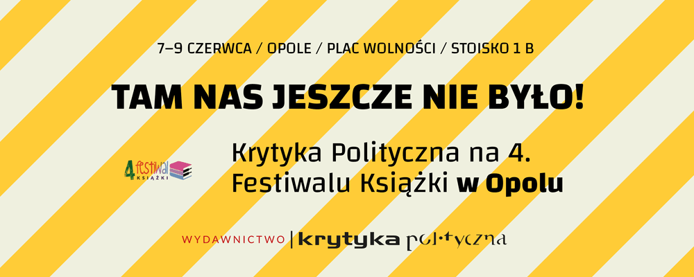 KP na 4 Festiwalu Książki w Opolu