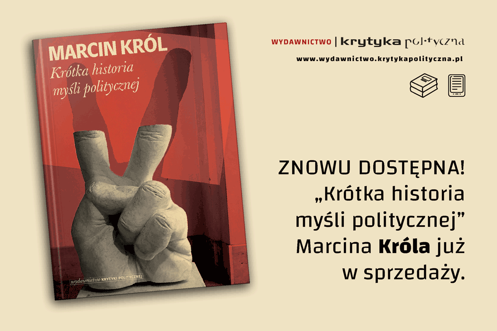 "Krótka historia myśli politycznej" na portalu Pisarze.pl