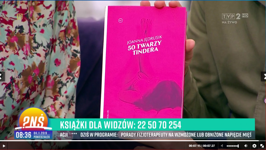 "50 twarzy Tindera" w "Pytaniu na śniadanie"