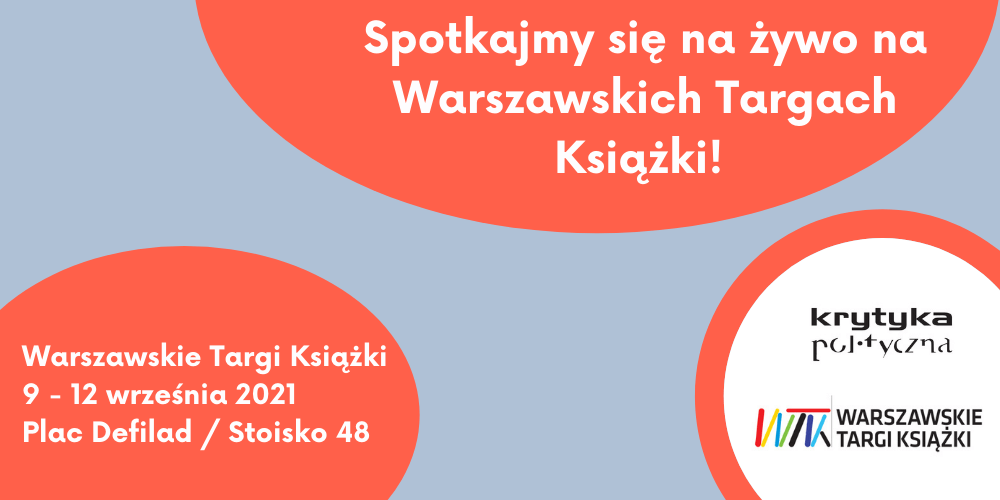 Autorzy na stoisku  Krytyki Politycznej 