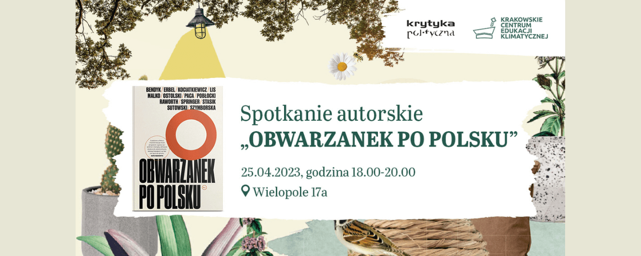 "Obwarzanek po polsku" – spotkanie autorskie w Krakowie