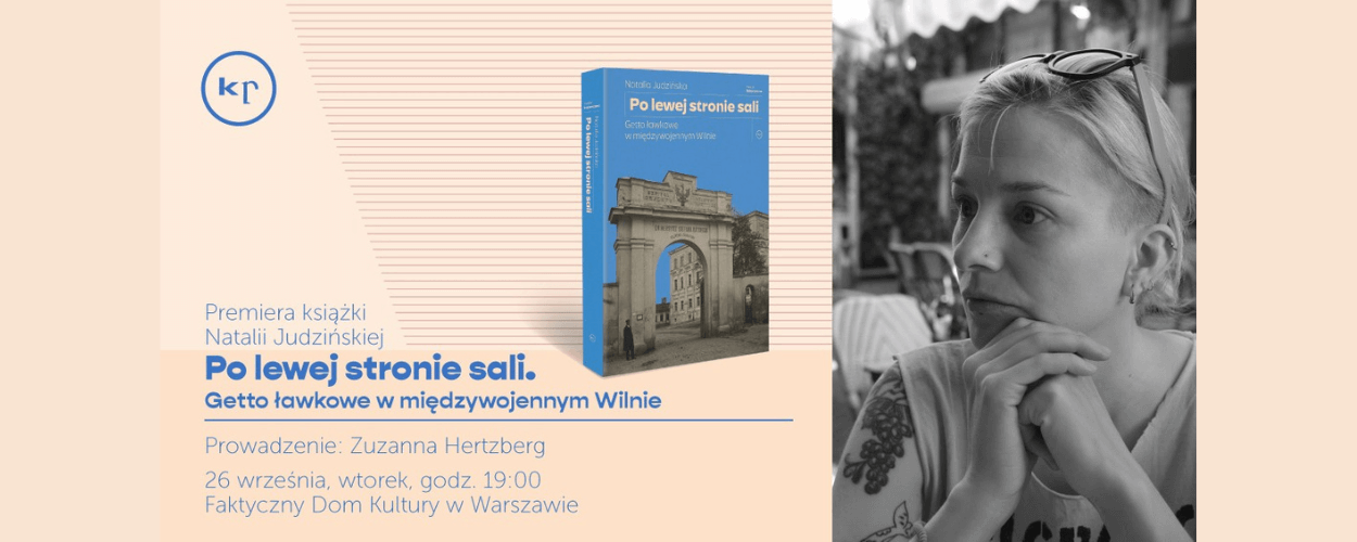 "Po lewej stronie sali" - premiera książki Natalii Judzińskiej