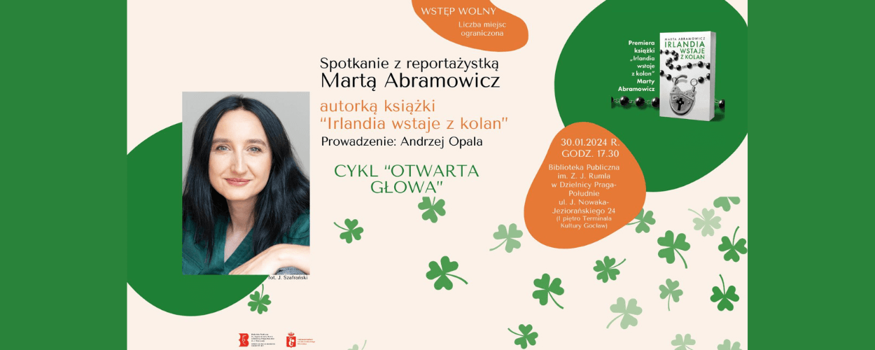 Cykl "Otwarta głowa" - spotkanie autorskie z Martą Abramowicz