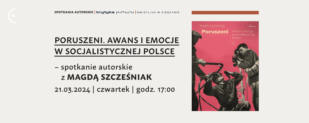 "Poruszeni" - spotkanie z Magdą Szcześniak w Cieszynie