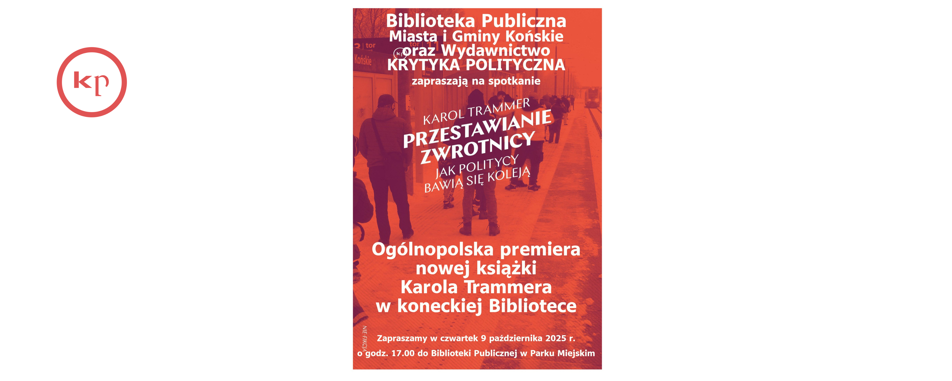 Ogólnopolska premiera nowej książki Karola Trammera w koneckiej Bibliotece!
